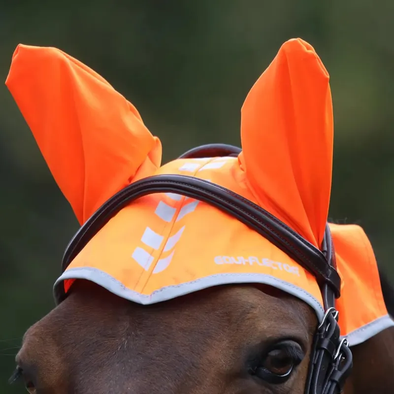 Shires Equi-Flector Fly Veil - Orange